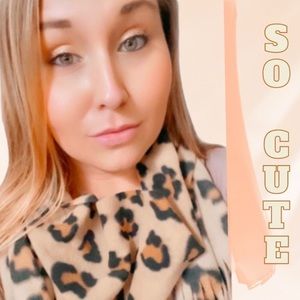 ✌🏼 #1323 Comfy Cute Animal Print Scarf